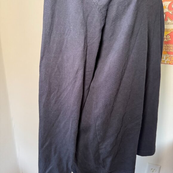 Wrangler Navy Blue Long Sleeve Work Heavy Duty Shirt - Picture 9 of 12